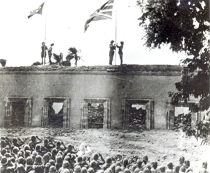 Servizio commemorativo per il generale Charles George Gordon, Khartoum, 4 settembre 1898